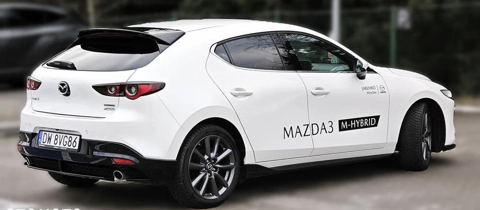 Mazda 3 cena 135974 przebieg: 2800, rok produkcji 2023 z Słupsk małe 67